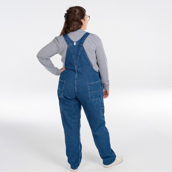Vintage Key Women's Blue Denim Overalls Size 12 Tall - Picture 2 of 13